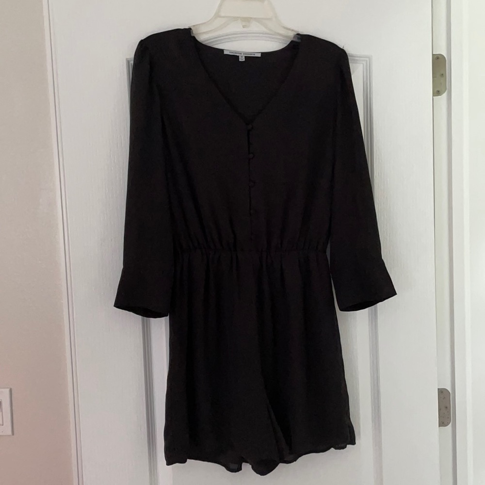 Collective Concepts Black Romper. Size Medium